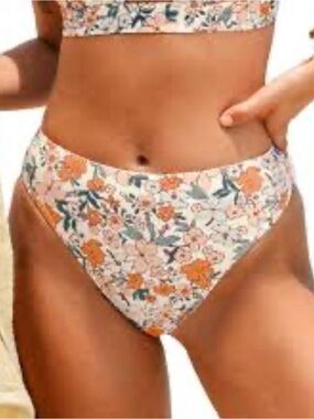 Cupshe floral print bikini bottom